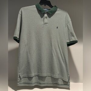 RALPH LAUREN POLO Green Stripe 100% Cotton Men’s Size XL